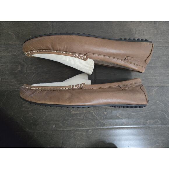 Polo Ralph Lauren Leather & Canvas Driving Loafers – Men’s Size 14 - Picture 9 of 12